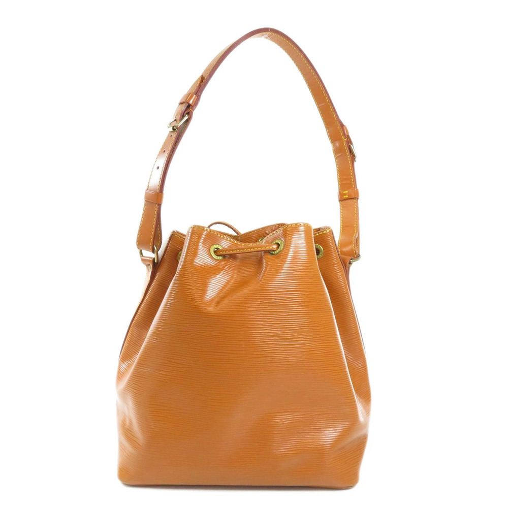 Louis Vuitton Shoulder Noe Epi Bag Leather Black